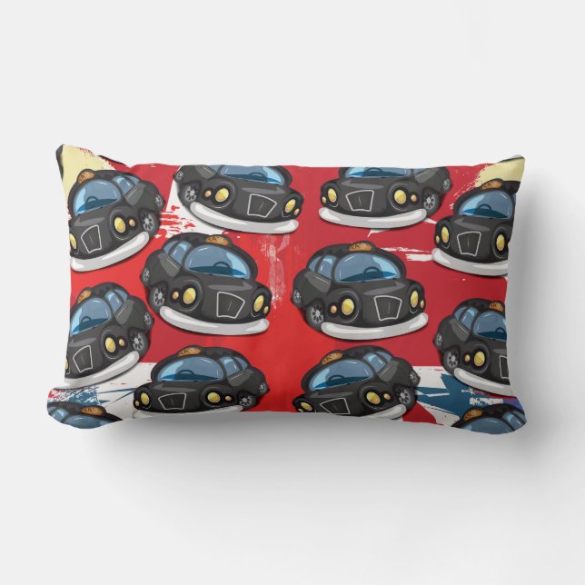 London Black Cab Lumbar Cushion (Front)