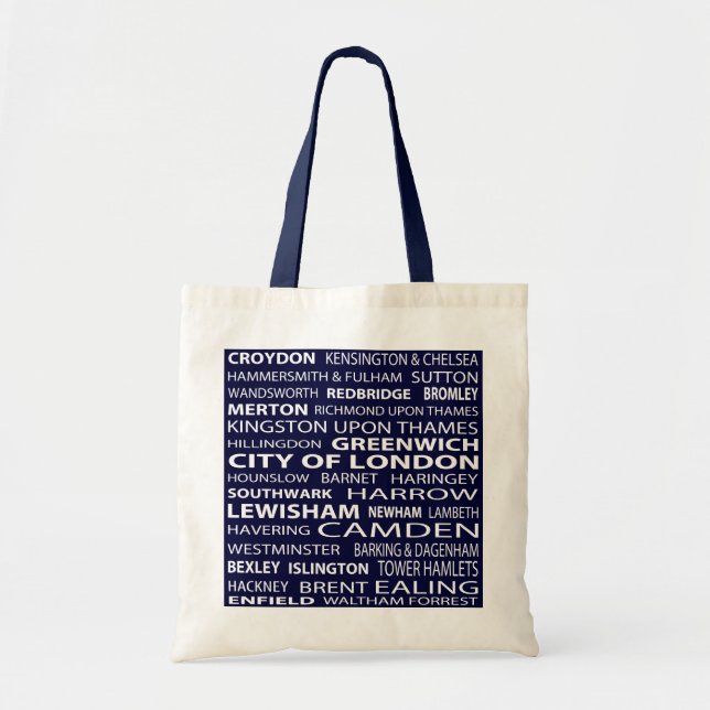 London Boroughs Tote Bag (Front)