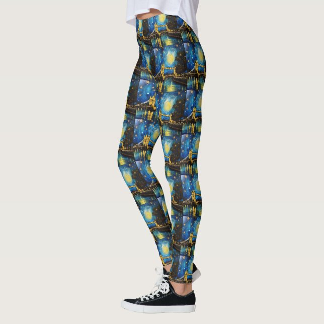London Bridge Acrylic Art, Leggings (Left)