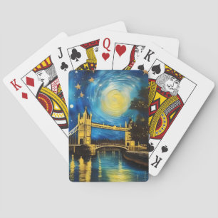 London Bridge Acrylic Art, Playing Cards