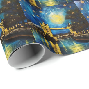 London Bridge Acrylic Art, Wrapping Paper