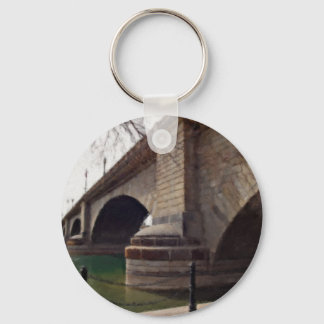 London Bridge at Lake Havasu Painted Key Ring