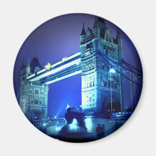 London Bridge at Night Magnet
