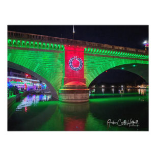 London Bridge Christmas Photo Print