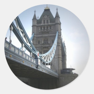 London Bridge Classic Round Sticker
