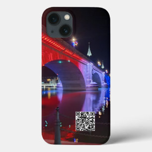 London Bridge in red white and blue iPhone 13 Case