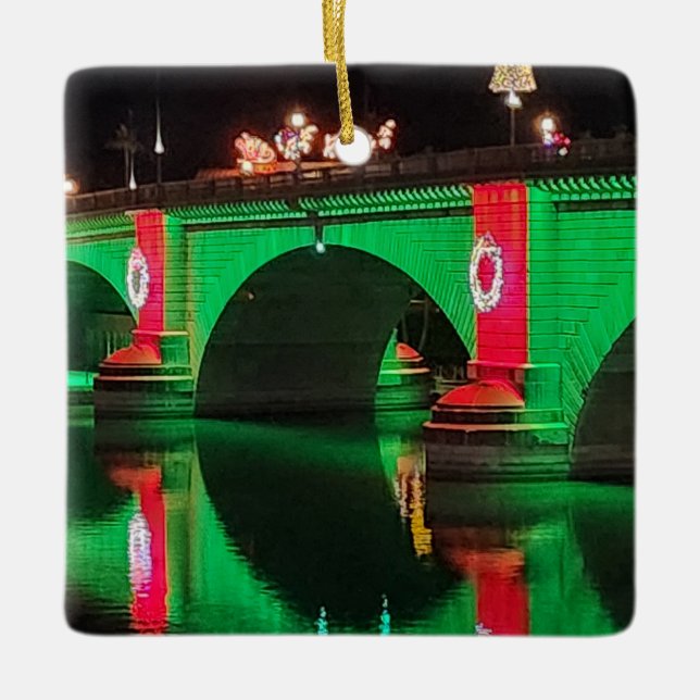 London Bridge Lake Havasu Ceramic Ornament (Front)