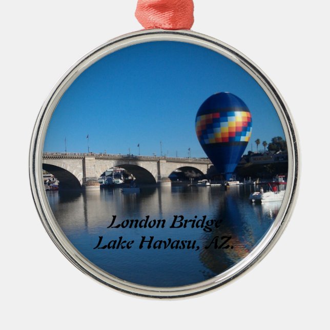 London Bridge Lake Havasu  Metal Tree Decoration (Front)
