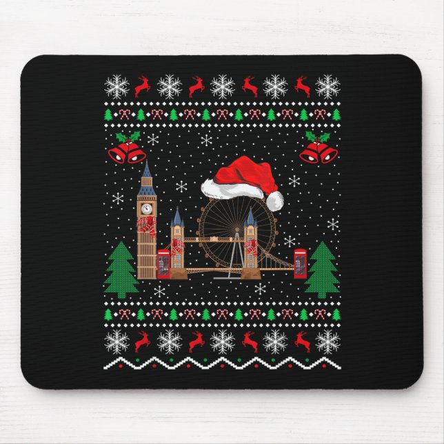 London Bridge Lover Matching Ugly London Bridge Ch Mouse Pad (Front)