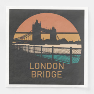 London Bridge Napkin