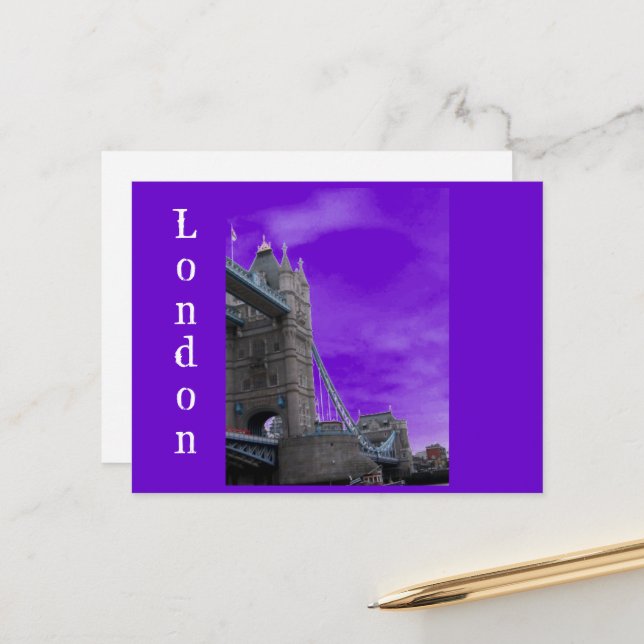 London Bridge Postcard (Front/Back In Situ)