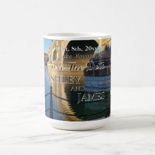 London Bridge Save the Date Invitation Coffee Mug