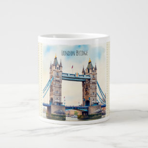London Bridge, Tower Bridge, Londons Iconic Bridge Large Coffee Mug