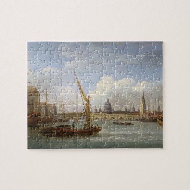 London Bridge, with St. Paul's Cathedral in the Di Jigsaw Puzzle (Horizontal)