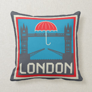 London Bridge with Umbrella Cushion