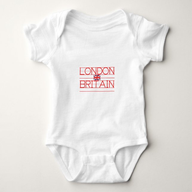 LONDON BRITAIN BABY BODYSUIT (Front)