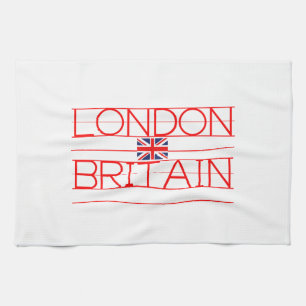 LONDON BRITAIN TEA TOWEL