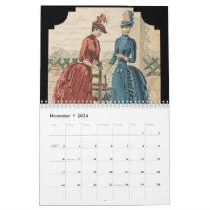 London Britain Victorian Vintage Renaissance Style Calendar