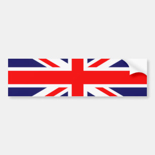 London  British Flag  Bumper Sticker