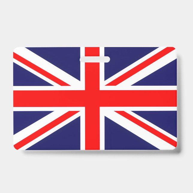 London  British Flag  ID Badge (Front)