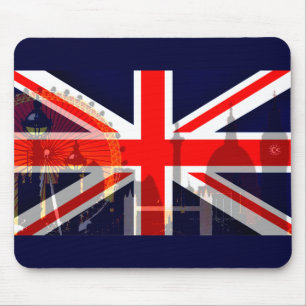 London-British Flag_ Mouse Pad