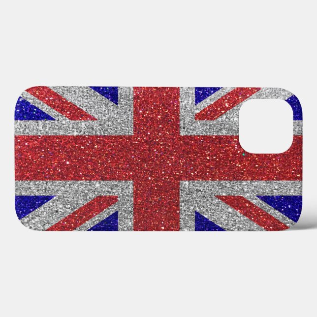 London British Union Jack Flag Glitter Stylish Case-Mate iPhone Case (Back (Horizontal))