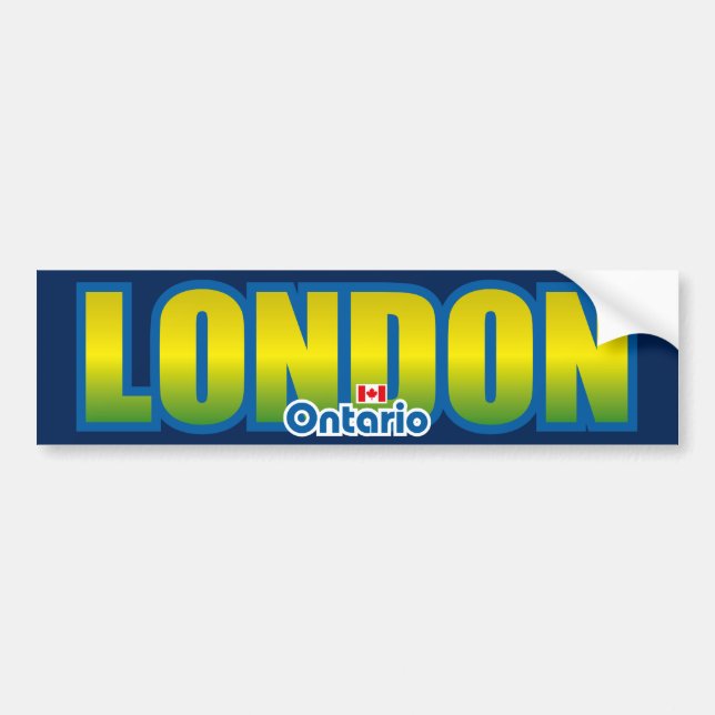 London Bumper Bumper Sticker (Front)