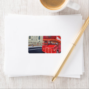 London Bus Address Labels 