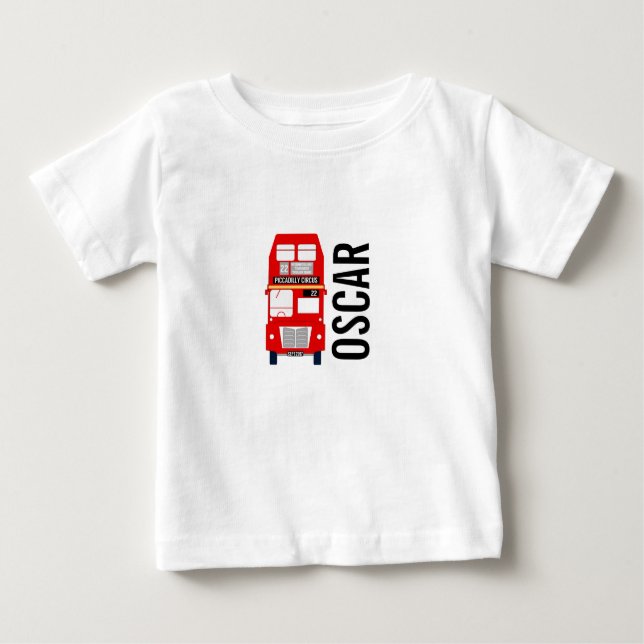 London Bus Baby Tee (Front)