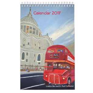 London Bus Calendar 2017