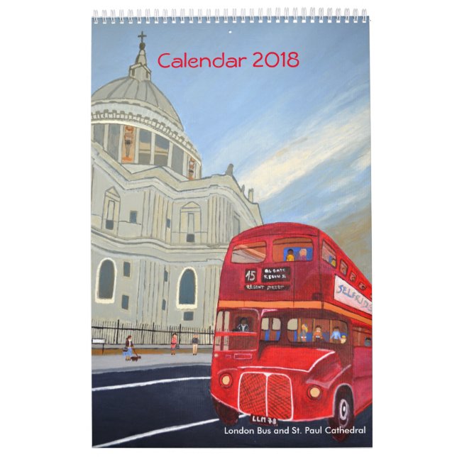 London Bus Calendar 2018 (Cover)