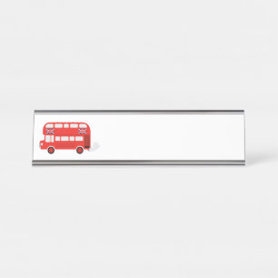 London Bus Desk Name Plate
