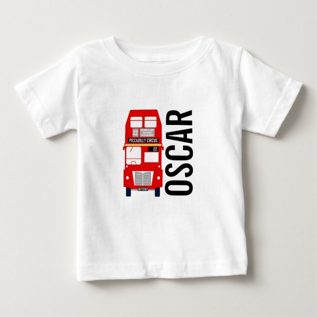 London Bus Gerber Baby Vest T-Shirt (Front)