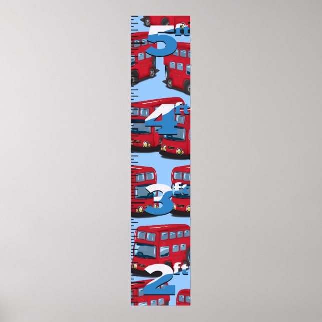 London Bus Growth chart. Poster (Front)