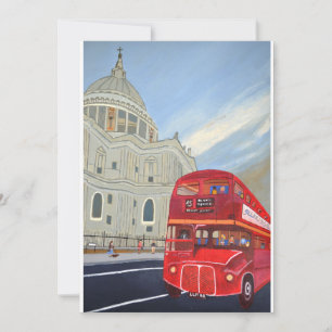 London Bus Invitation 