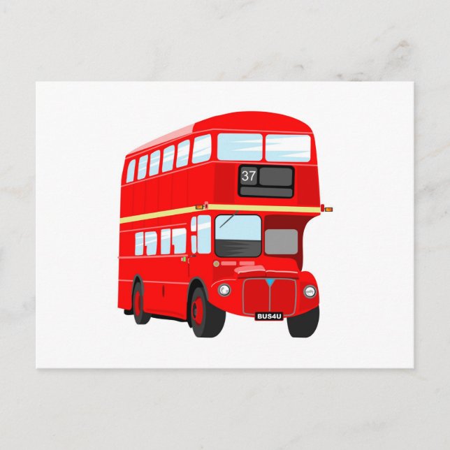 London Bus Postcard (Front)