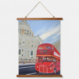 London Bus Tapestry 