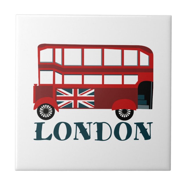 London Bus Tile (Front)