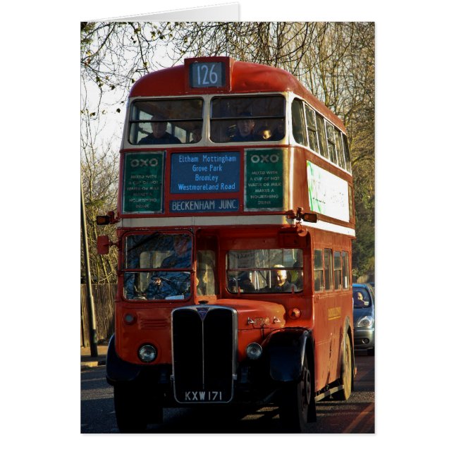 London Bus - Vintage (Front)