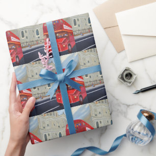 London Bus wrapping paper 