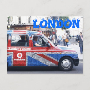 London Cab Postcard