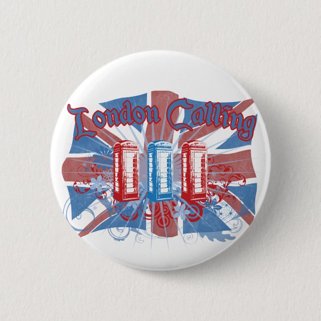 London Calling 6 Cm Round Badge (Front)