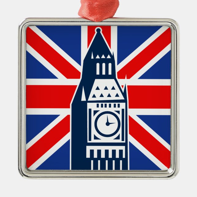 London Calling Metal Tree Decoration (Front)