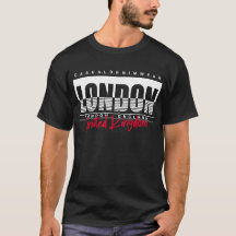 London Casual Wear Black T-Shirt