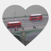 London City Busses  Heart Sticker