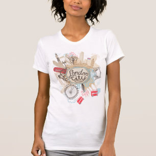 London City Doodle Art T-Shirt