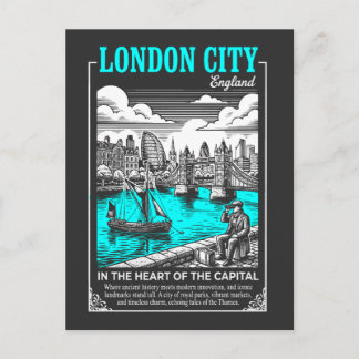 London City England In the Heart of the Capital Postcard