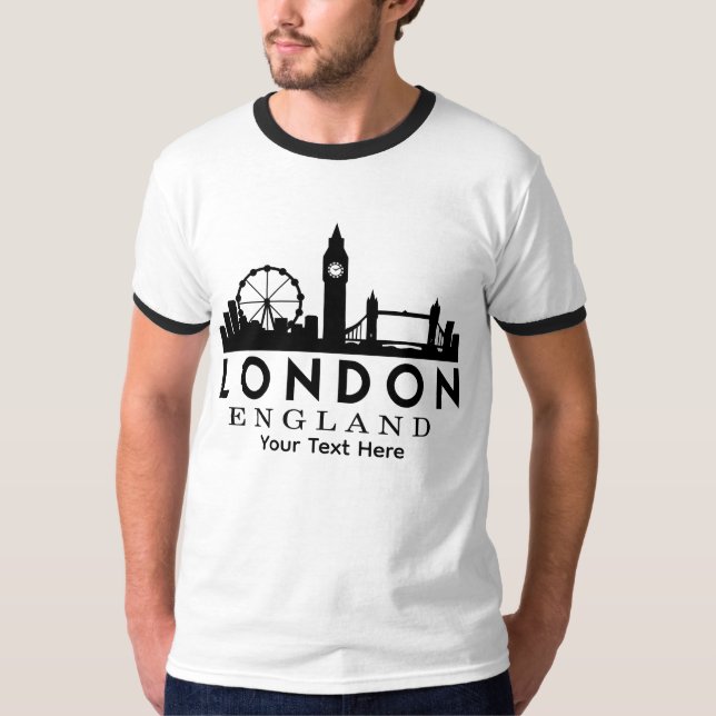 London City Landmark Travel Design T-Shirt (Front)