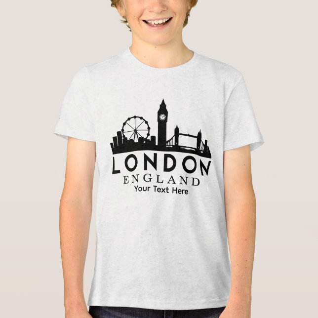 London City Landmark Travel Design Tri-Blend Shirt (Front)
