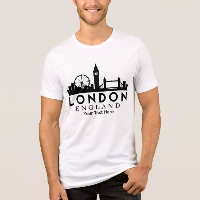 London City Landmark Travel Design Tri-Blend Shirt (Front)